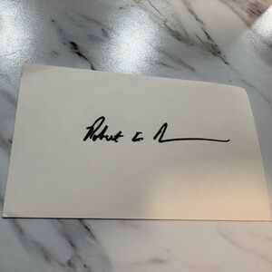 Rob Andrews — Autograph Signed Card — U.S. House of Representatives - New Jersey